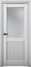 Изображение товара Межкомнатная дверь с экошпоном Aurum Doors Никель Ni 3 Манхэттен Сатинат