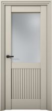 Изображение товара Межкомнатная дверь с экошпоном Aurum Doors Никель Ni 3 Силк грей Сатинат