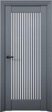 Изображение товара Межкомнатная дверь с экошпоном Aurum Doors Никель Ni 4 Антрацит Графит