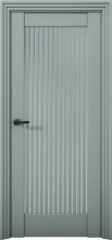 Изображение товара Межкомнатная дверь с экошпоном Aurum Doors Никель Ni 4 Deep Green Прозрачное зеркало