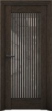 Изображение товара Межкомнатная дверь с экошпоном Aurum Doors Никель Ni 4 Дуб Темный Сатинат