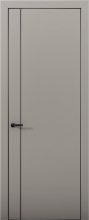 Изображение товара Межкомнатная дверь с экошпоном Aurum Doors Палладий Pd 10 Deep Blue Black Edition