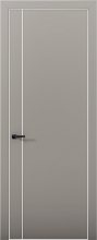 Изображение товара Межкомнатная дверь с экошпоном Aurum Doors Палладий Pd 10 Варм грей Al White