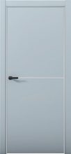 Изображение товара Межкомнатная дверь с экошпоном Aurum Doors Паладий Pd 3 Deep Blue Al White