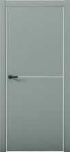 Изображение товара Межкомнатная дверь с экошпоном Aurum Doors Паладий Pd 2 Deep Green Al White