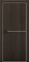 Изображение товара Межкомнатная дверь с экошпоном Aurum Doors Плутоний Pu 2 Дуб Темный Al White