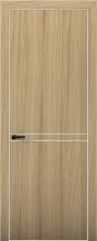Изображение товара Межкомнатная дверь с экошпоном Aurum Doors Плутоний Pu 9 Дуб Светлый Al White