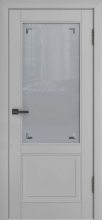 Изображение товара Межкомнатная эмалированная дверь Avidoor Элеганс 02 RAL 7047 Остекленная