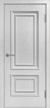 Изображение товара Межкомнатная шпонированная дверь Avidoor Муза Ясень белая эмаль Глухая
