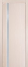 Изображение товара Межкомнатная ульяновская дверь Дворецкий Спектр-1 выбеленый дуб (белое стекло) остекленная