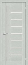 Изображение товара Межкомнатная дверь Браво-29 Grey Wood остекленная