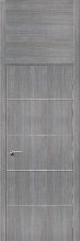 Изображение товара Межкомнатная дверь с эко шпоном Гулливер Порта-50А-6 grey crosscut