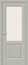 Изображение товара Межкомнатная дверь Браво Неоклассик-33 Grey Wood остекленная (ст. Magic Fog)