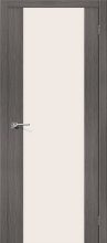 Изображение товара Межкомнатная дверь с эко шпоном Порта-13 Grey Veralinga остекленная