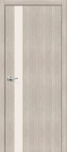 Изображение товара Межкомнатная дверь с эко шпоном Порта-11 Cappuccino Veralinga остекленная