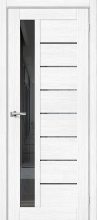 Изображение товара Межкомнатная дверь с эко шпоном Порта-27 Snow Veralinga/Mirox Grey глухая