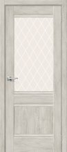 Изображение товара Межкомнатная дверь с эко шпоном Прима-3.1 Chalet Provence остекленная (ст. White Crystal)