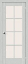 Изображение товара Межкомнатная дверь MR.WOOD Прима-11.1 Grey Wood остекленная