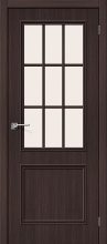 Изображение товара Межкомнатная дверь с эко шпоном Симпл-13 Wenge Veralinga остекленная