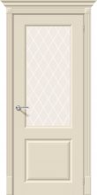 Изображение товара Межкомнатная эмалированная дверь Браво Скинни-13 Cream остекленная