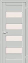 Изображение товара Межкомнатная ламинированная дверь  Браво-23 Grey Mix остекленная