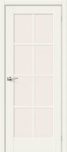 Изображение товара Межкомнатная дверь Браво Хард Флекс Прима-11.1 White Mix остекленная