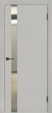Изображение товара Межкомнатная дверь с эко шпоном Luxor ДП-46 Gray Silk