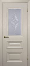 Изображение товара Межкомнатная дверь с ПВХ-пленкой Мариам Классик-2 Бланжевое дерево остекленная