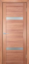 Изображение товара Межкомнатная дверь с эко шпоном Мариам Техно 705 Миндаль остекленная