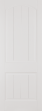 Изображение товара Межкомнатная дверь из массива Ока Осло Эмаль белая глухая