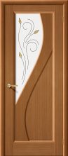 Изображение товара Межкомнатная дверь шпон файн-лайн Vi LARIO Сандро Ф-11 (Орех) остекленная
