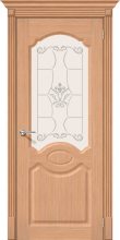 Изображение товара Межкомнатная дверь шпон файн-лайн Селена (Дуб) остекленная