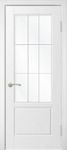 Изображение товара Межкомнатная дверь WanMark Скай-2 белая эмаль остекленная