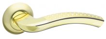 Изображение товара Ручка раздельная R.AR54.LOUNGE (LOUNGE AR) 130mm SG/GP-4 матовое золото/золото