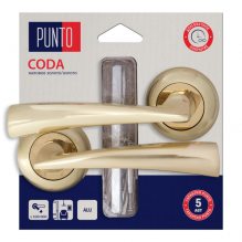 Изображение товара Ручка раздельная LM/A R.TL54.CODA/HD SG/GP-4 матовое золото/золото