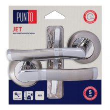 Изображение товара Ручка раздельная LM/A R.TL54.JET/HD SN/CP-3 матовый никель/хром