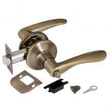 Изображение товара Ручка защелка DK620 AB-BK (6020 AB-B) (фик.) бронза