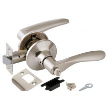 Изображение товара Ручка защелка DK620 SN-BK (6020 SN-B) (фик.) мат. никель