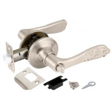 Изображение товара Ручка защелка DK633 SN-BK (6033 SN-B) (фик.) мат. никель
