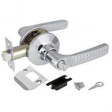 Изображение товара Ручка защелка DK626 CP-BK (6026 CP-B) (фик.) хром