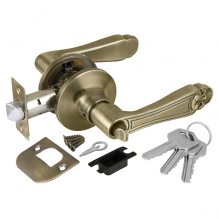 Изображение товара Ручка защелка DK637 AB-ET (6037 AB-E) (кл./фик.) бронза