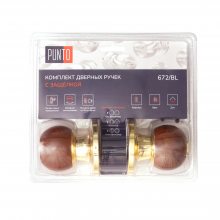 Изображение товара Ручка защелка DK672/BL WD-BK (фик.) дерево