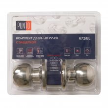 Изображение товара Ручка защелка DK672/BL CP-ET (кл./фик.) хром