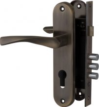 Изображение товара Замок цилиндровый с в комплекте с ручкой LOCKSET.1511W/B (SET F1511W/B) AB бронза