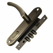 Изображение товара Замок цилиндровый в комплекте с ручкой LOCKSET15.CRONA.4061-3 (KIT P15 4061/3 CRONA) AB бронза