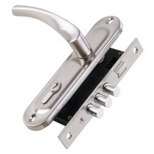 Изображение товара Замок цилиндровый в комплекте с ручкой LOCKSET15.CRONA.4061-3 (KIT P15 4061/3 CRONA) SN мат.никель