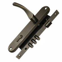 Изображение товара Замок цилиндровый в комплекте с ручкой LOCKSET90.CRONA.4585-3 (KIT P90 4585/3 CRONA) AB бронза 