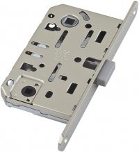 Изображение товара B06102.50.06  (=B04102, B05102) Защелка врезная WC (никель) тех. упак. без отв. пл. MEDIANA POLARIS