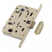 Изображение товара B06102.50.23.640 Защелка врезная WC (мат. лат.) MEDIANA POLARIS с отв. планкой (скин) 