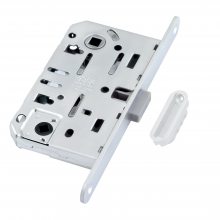Изображение товара B06102.50.FM.640 Защелка врезная WC (белый) MEDIANA POLARIS с отв. планкой (скин)
